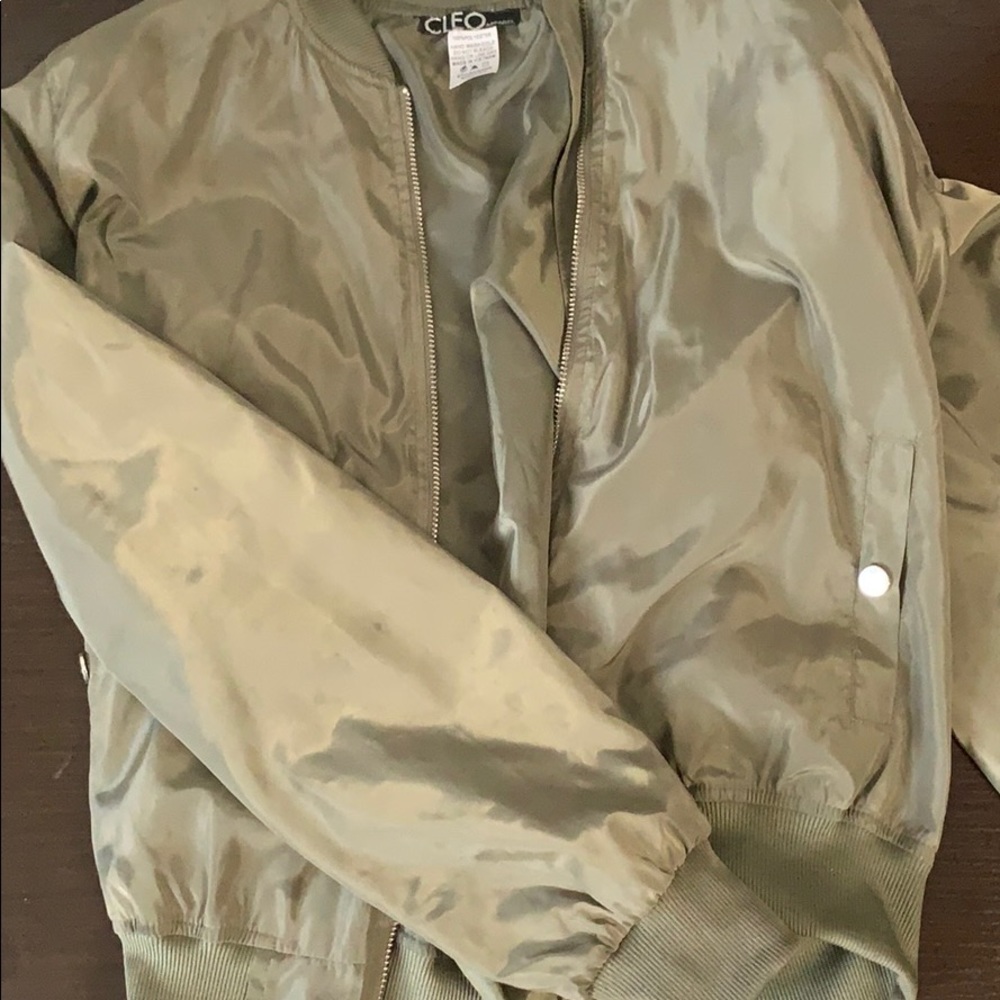 Green Bomber Jacket